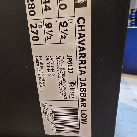 Adidas Originals CHAVARRIA JABBAR LOW Men's Fashion Shoes Sneakers JP6107 SZ 10 - Picture 12 of 15